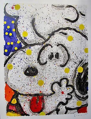 TOM EVERHART トム・エバハート スヌーピー MY MAIN SQUEEZE ハンドサイン リトグラフ - アート通販店舗 NODE