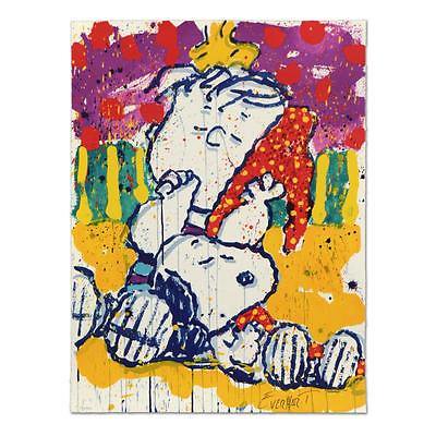 TOM EVERHART トム・エバハート スヌーピー WHO PLACED THE WAKE UP CALL ハンドサイン リトグラフ -  アート通販店舗 NODE