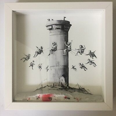 Banksy バンクシー アート 絵画 The Walled Off Hotel + Receipt 