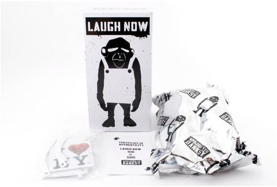 Banksy バンクシー アート LAUGH NOW フィギュア I LOVE NY New York ハート toy Dismaland -  アート通販店舗 NODE