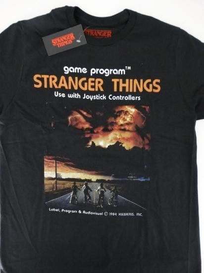 ストレンジャー シングス ホーキンスビデオゲーム ようこそ Tシャツ 映画グッズ アート通販店舗 Node