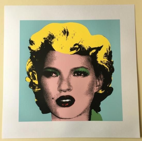 バンクシー Banksy「KATE MOSS」シルクスクリーン 正規WCP - 版画