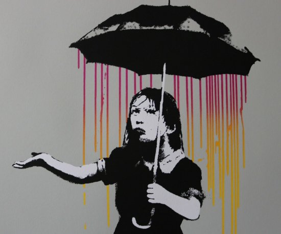 Banksy バンクシー NOLA MULTI COLOURED シルクスクリーン プリント WCP SCREEN PRINT リプロダクション  現代アート - アート通販店舗 NODE