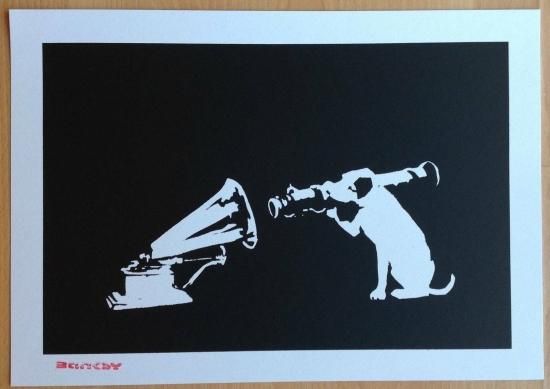 WCP Banksy バンクシー HMV リプロダクション シルクスクリーン