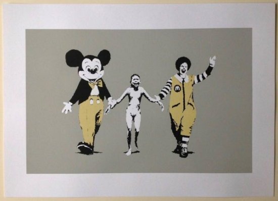 【正規品】バンクシー　Banksy ＩFOUGHT THE LAW WCP