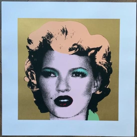 Banksy【額装済】BANKSY KATE MOSS WCP - 版画