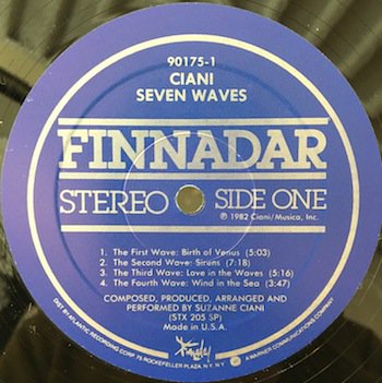 Suzanne Ciani / Seven Waves - 中古レコード大阪 通販 | PANPOT RECORDS