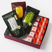 梅菓子&お茶詰合せ化粧箱３