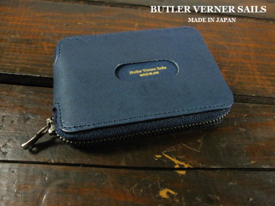 BUTLER VERNER SAILS/バトラーバーナーセイルス　カード＆コインケース　ネイビー　財布 -  ジョンソンモータース・ファニー財布、アメカジブラン等の販売｜グレイトブルー