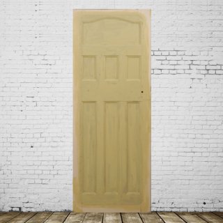 7panel door (creamreddish brown)