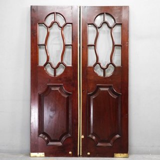 Mahogany Double Glass