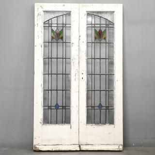 stained double glass