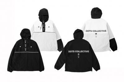 DOTS COLLECTIVE BLACK SPORT ANORAK
