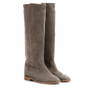 2015 ISABELMARANT٥ޥ󡡡 Cleave Concealed-wedge Suede Boots 
