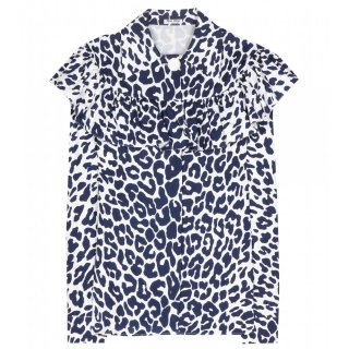  2015 Miu Miuߥ奦ߥ奦Printed cotton blouse