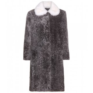  2015 Miu Miuߥ奦ߥ奦Shearling and mink fur coat