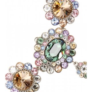  2015 Miu Miuߥ奦ߥ奦Crystal-embellished pearl necklace