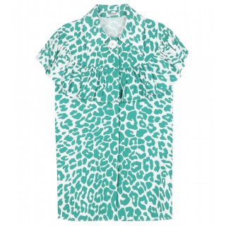 2015 Miu Miuߥ奦ߥ奦Leopard-print cotton blouse