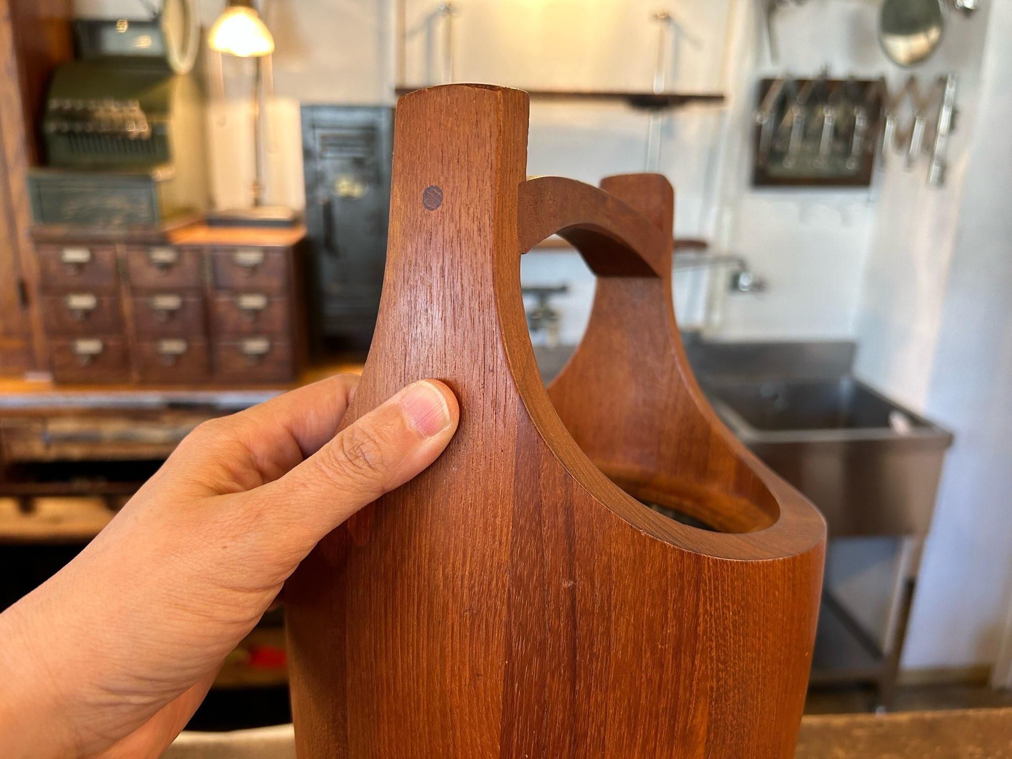 1960's DANSK ice basket - RUST