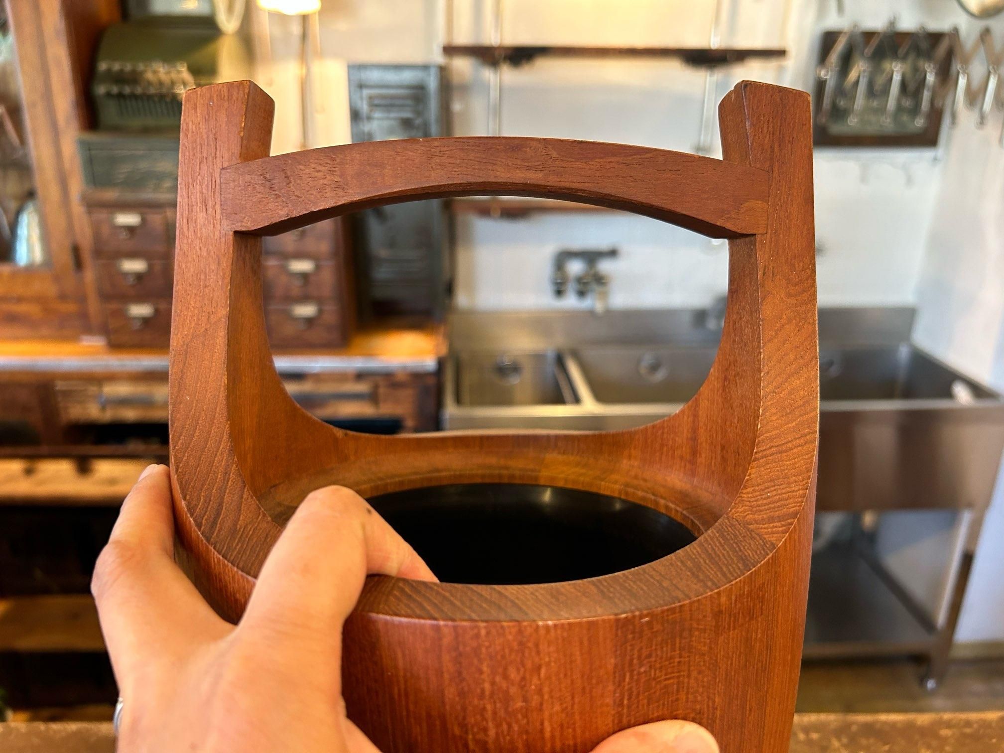 1960's DANSK ice basket - RUST