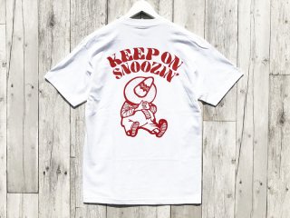 MANAGER'S SPECIAL [マネージャーズスペシャル] KEEP ON SNOOZING TEE/WHITE
