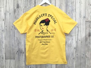 MANAGER'S SPECIAL [マネージャーズスペシャル] SUZY WONG TEE/YELLOW