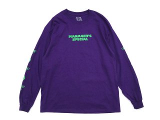 MANAGER'S SPECIAL [ޥ͡㡼ڥ] EL GERENTE LONG SLEEVE TEE/PURPLE