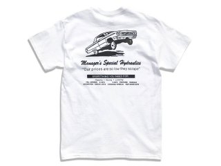 MANAGER'S SPECIAL [マネージャーズスペシャル] MS HYDRO SHOP TEE/WHITE