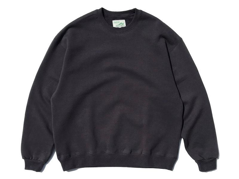 サンデイズベストスウェットCREW NECK SWEAT/SMOKY BROWN