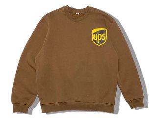 UNITED PARCEL SERVICE [UPS] LOGO CREW NECK SWEAT