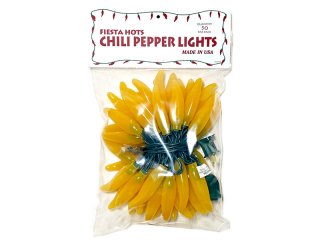 STRING LIGHTS [ѡƥ饤] Yellow Chili Pepper String Lights