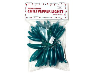 STRING LIGHTS [パーティーライト] Teal blue Chili Pepper String Lights