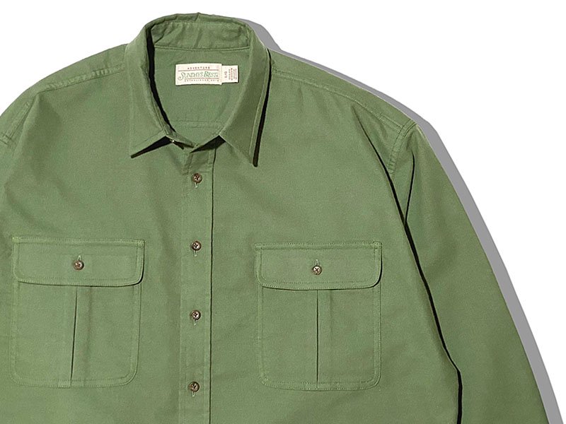 メンズSUNDAYS BEST  CHAMOIS SHIRTS/TRAIL GREEN