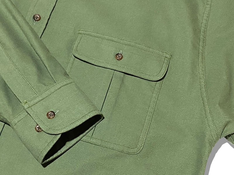 メンズSUNDAYS BEST  CHAMOIS SHIRTS/TRAIL GREEN