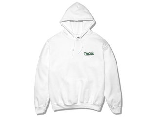 SUNDAYS BEST [サンデイズ ベスト] TACOS RECORDS PULLOVER HOODY/WHITE
