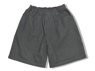 COMFORTABLE REASON [コンフォータブル リーズン] Color Denim Shorts/BLACK