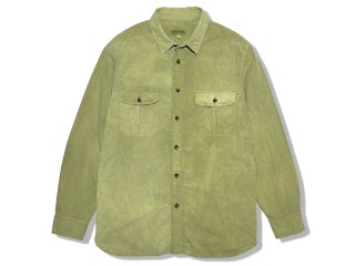 COMFORTABLE REASON [コンフォータブル リーズン] Pigment Fade Shirts/LEAF