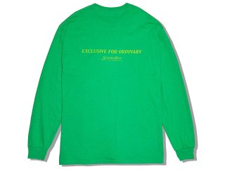 SUNDAYS BEST [ǥ ٥] EXCLUSIVE FOR ORDINARY L/S TEE/GREEN