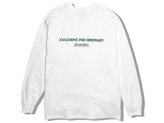 SUNDAYS BEST [ǥ ٥] EXCLUSIVE FOR ORDINARY L/S TEE/WHITE