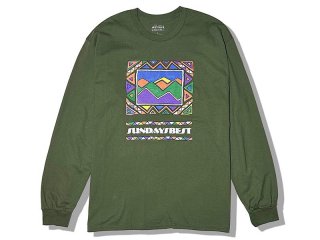 SUNDAYS BEST [ǥ ٥] NM MOUNTAIN L/S TEE/OLIVE