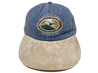 SUNDAYS BEST [ǥ ٥] PREHISTORIC WORLD 2TONE CAP/NAVY