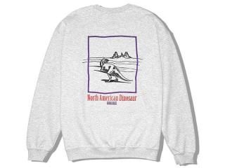SUNDAYS BEST [ǥ ٥] DINOSAUR DIAMOND CREW NECK SWEAT/ASH