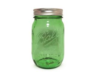 Ball Mason Jar [ܡ ᥤ󥸥㡼] 100th Anv. Heritage Collection Regular Mouth Jar 16oz /Green