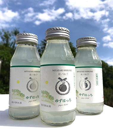 常温】PREMIUM有機柚子を使用した ゆずはっち 180ml【冷凍不可】│宮崎 