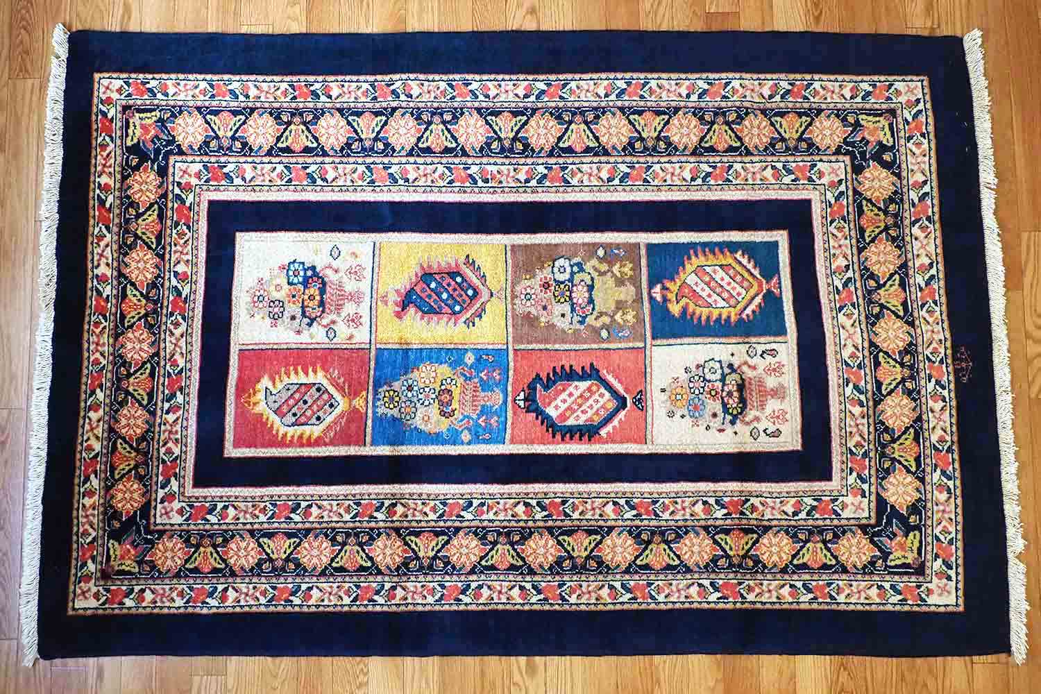 ペルシャ絨毯-ラグ 『me-dz1b』 | ペルシャンハウス-ペルシャ絨毯・ギャッベ・キリム専門店