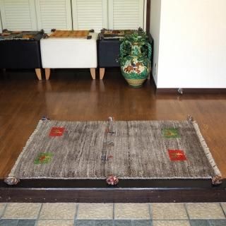 ギャッベ 80✕120 大きめギャッベ玄関マット（120×80cm）｜手織ラグの店クラフトワーク