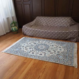 ペルシャ絨毯 ナイン産 シルク&ウール 9la 118×182cm