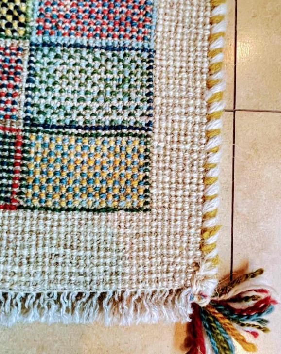 ギャッベ　座布団サイズ ギャッベ/座布団サイズ40×44cm（ボンボリなし） - abraj（ア