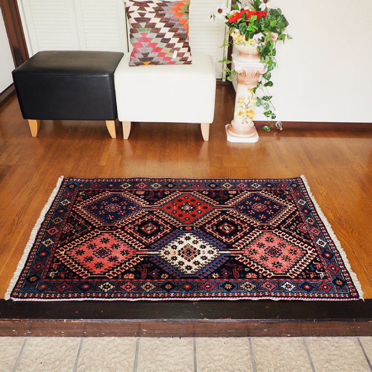 ペルシャ絨毯-玄関マット 『ya-zg19b』 | ペルシャンハウス-ペルシャ絨毯・ギャッベ・キリム専門店