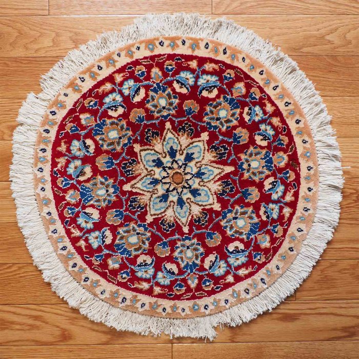 ペルシャ絨毯-丸（円形） 『na-m9』 | ペルシャンハウス-ペルシャ絨毯・ギャッベ・キリム専門店